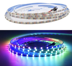 Narrow PCB 5.5MM Width 5V WS2812 WS2812B Pixels Strip <strong>Light</strong> <strong>5050</strong> Smd 60 <strong>Leds</strong> 90 <strong>Led</strong> Individually Addressable Spi Rgb <strong>Led</strong> Strip