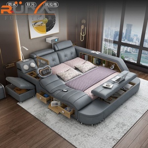 Akıllı yatak kore modern yüksek kaliteli yatak akıllı görüntü çok amaçlı yatak ile akıllı projektör - Product Image 3