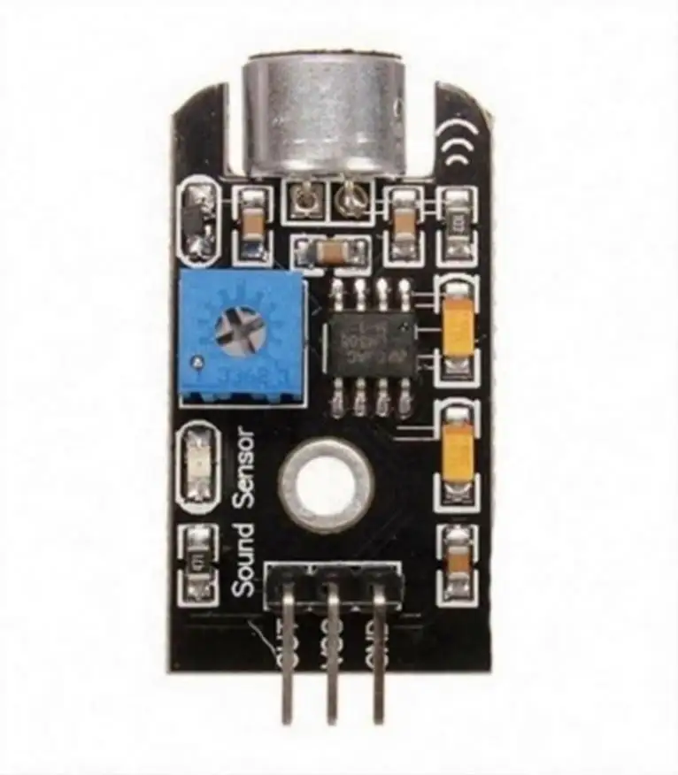 Módulo de Sensor de micrófono de alta sensibilidad, detección de sonido de construcción electrónica