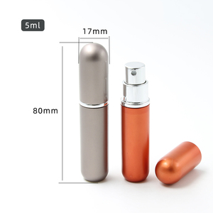 Luxuriöse 8ml/10ml/15ml <span class=keywords><strong>Mini</strong></span>-Parfümzerstäuber mit Pumpenspray, nachfüllbare Aluminium-Parfümflaschen in Reisegröße - Product Image 4