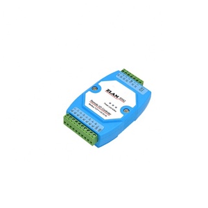 Ethernet RS485 IO Modbus TCP RTU 4 canales A/D Módulo de E/S de adquisición Relé de salida de entrada digital analógica ZLAN6042