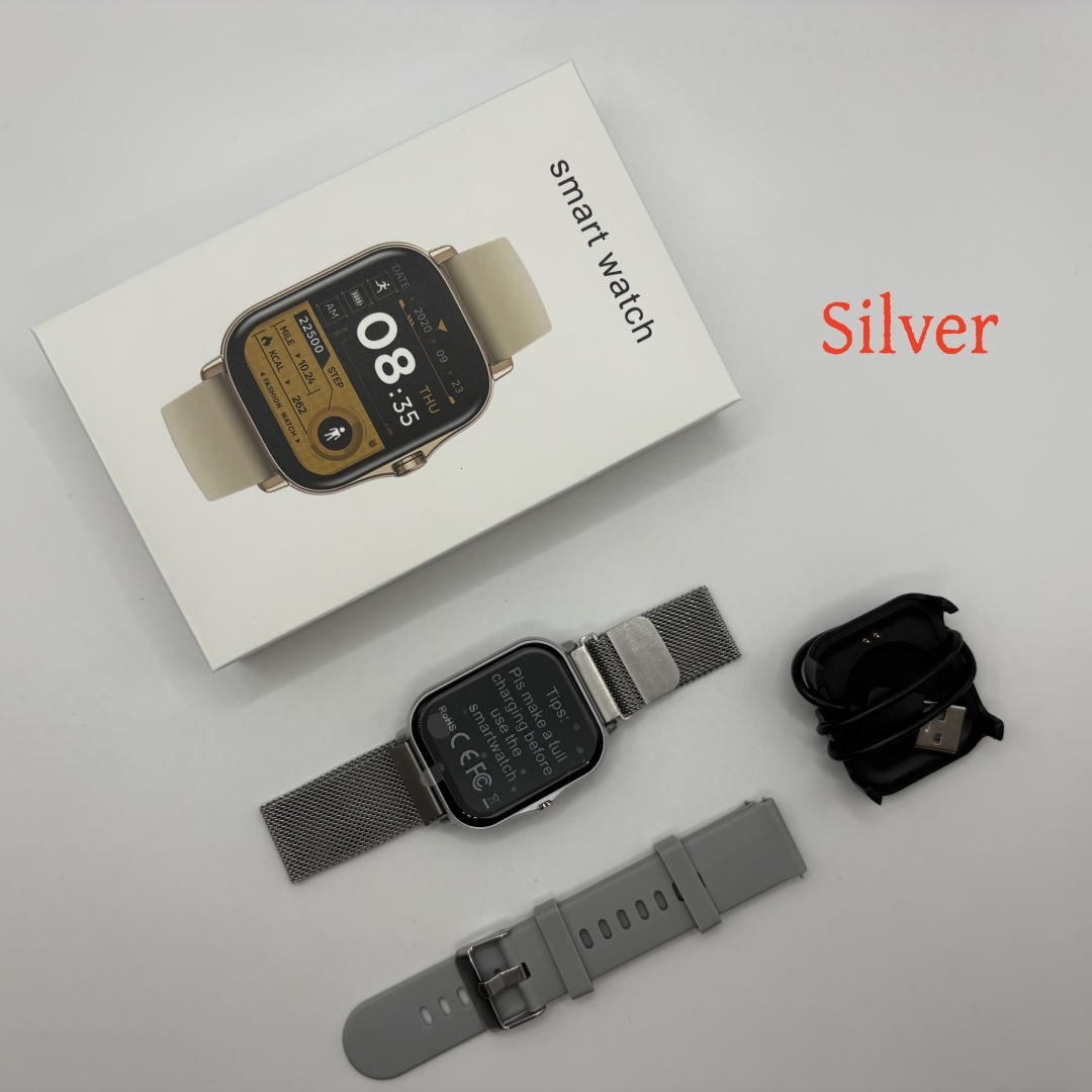Acier magnétique argenté + silicone