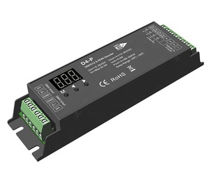 Светодиодный контроллер 4 канала постоянное напряжение DMX512 и RDM декодер для RGBW Светодиодная лента - Product Image 2