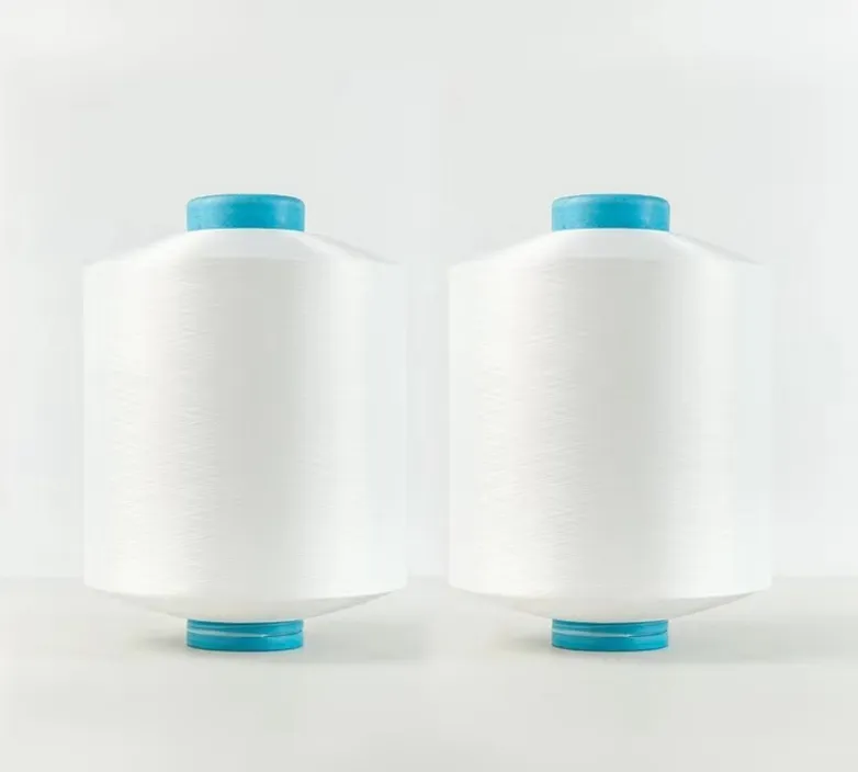 High Elasticity Raw White Dty Yarn Recycled Yarn 100% Polyester Yarn