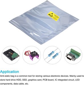 <strong>Antistatic</strong> <strong>Bags</strong> with Top Open <strong>Esd</strong> <strong>Shielding</strong> <strong>Bags</strong> with Ziplock Anti Static <strong>Bag</strong> for Electronics Packing
