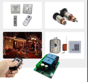 DC12V 10A 24V ก้านโยกมอเตอร์สวิทช์ไฟเครื่องส่งสัญญาณ433MHz สวิตช์ควบคุมระยะไกลไร้สาย - Product Image 5