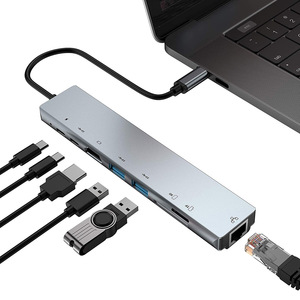 USB ฮับ4K ตัวขยายหน้าจอแยกชนิด C ไปยัง HDMI หก-in-one Docking Station พร้อม USB 3.0อินเตอร์เฟซ - Product Image 3