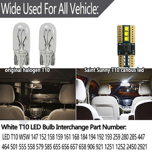 T10 LED ışık ampul için araç İç 6V 12V 24V Compatible COB kuyruk işık 168 194 okuma işık modelleri Fusion ve Transit uyumlu - Product Image 4