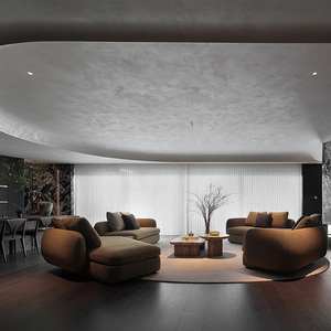 Diseño moderno Estilo Seaside Residencial Interior Villa 3D Render Servicio con solución de diseño gráfico Proveedor de materiales de construcción - Product Image 2