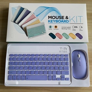 2025亚马逊最畅销适用于ipad平板电脑的可充电超薄Clavier Teclado迷你蓝牙无线鼠标和键盘组合套装 - Product Image 4