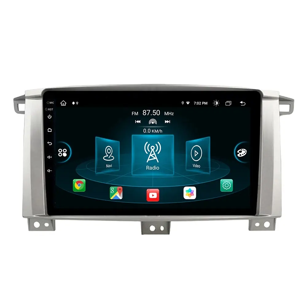 Автомагнитола RoadNavi Android 13 для TOYOTA LC 100 2005-2007 CarPlay Gps Navi 4G 360 камера