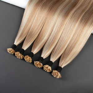 Thanh Đảo haohao tóc 15A lớp Pre ngoại quan phần mở rộng tóc 100 thô cambodian k lời khuyên 27 màu Keratin Flat tip phần mở rộng tóc - Product Image 2