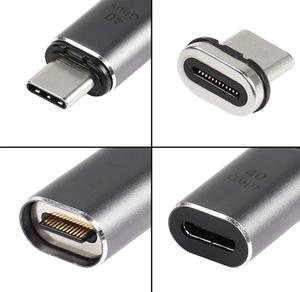 40Gbps 24ピンUSBC磁気アダプターUSB4.0 PD 100Wギガバイト/秒急速充電およびデータ転送4K @ 60Hzビデオ出力 - Product Image 6