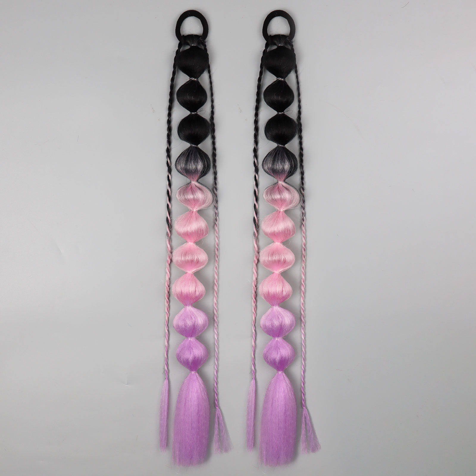 Negro + rosa + morado