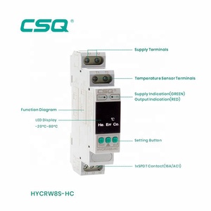 CSQ HYCRW8S Temperature <strong>Control</strong> <strong>Relay</strong> 1 X SPDT <strong>Output</strong> Configuration Working Voltage AC24-240V(50-60Hz)/DC24-240V Fluctuation 10% - Product Image 4