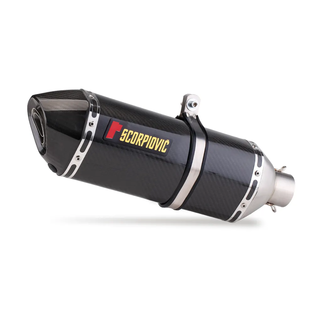 Глушитель выхлопных газов для мотоцикла CBR500R Z900 R6 R3 ATV 470 мм, 51 мм