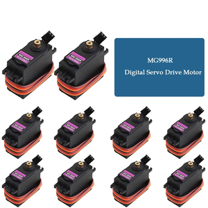 13KG 15KG servolar dijital MG995 mgarduino MG996R Servo Metal dişli RC araba Robot helikopter tekne için Arduino için Diy kiti