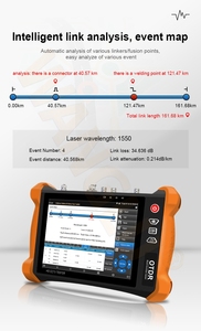 Nhà Máy Giá OTDR Tester 1310/1550nm 32/30dB Với 4K H.265 IP AHD CVI TVI Máy Ảnh Tester Trong Một Sợi Quang Tester - Product Image 4