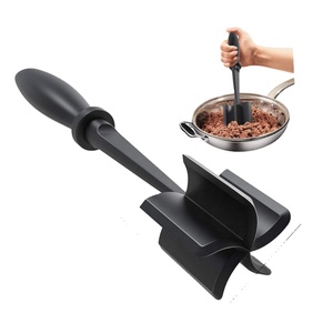 2024 Multi-functional Meat Chopper Potato Salad Tomato Chopper Rice Mixer Grinding Spatula Heat Resistant Meat <strong>Masher</strong> - Product Image 6
