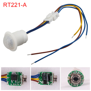 Pequeño interruptor de sensor de movimiento PIR ajustable, interruptor de sensor de movimiento de luz interior de día y noche - Product Image 5
