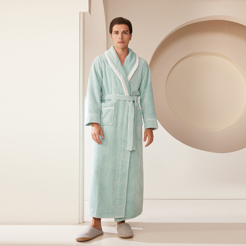 Peignoir homme-vert clair