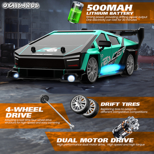 ディスプレイケースカスタムパーツ1:24スケール高品質ミニドリフトリモートRCカーモデル新着2025子供用コレクション - Product Image 3