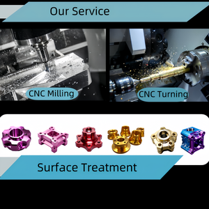 Accessori per attrezzature in metallo HYM parti in alluminio servizio di lavorazione personalizzata tornitura <span class=keywords><strong>cnc</strong></span> fresatura di precisione parti