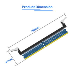 Desktop DDR4 288 Pin Ram Adapter <strong>DDR</strong> 4 <strong>Memory</strong> Module for Test Protection Card Long Fixed Buckle RAM protection Accessories
