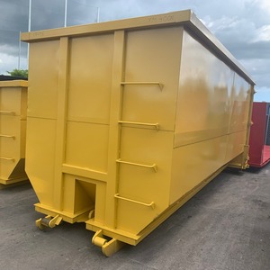 30码滚装集装箱定制跳绳拖车矩形建筑垃圾处理集装箱 - Product Image 2