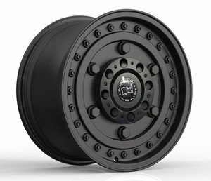 18 19 20 21 22 24 26 inç büyük ölçekli derin disk off-road dövme tekerlekler Ford F150 <span class=keywords><strong>f250</strong></span> Jeep GMC SUV Wrangler için kamyonet