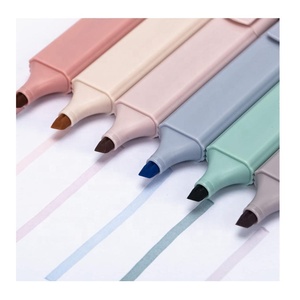 Penna evidenziatrice estetica a base d'acqua ad asciugatura rapida con colori crema punta scalpello per scuola e studio della Bibbia Set confezione - Product Image 4