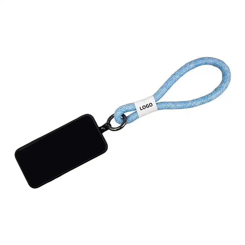 Échantillon gratuit sangle de cou de clé en Nylon personnalisé Anime court porte-clés lanière réglable main poignet mignon lanière porte-clés