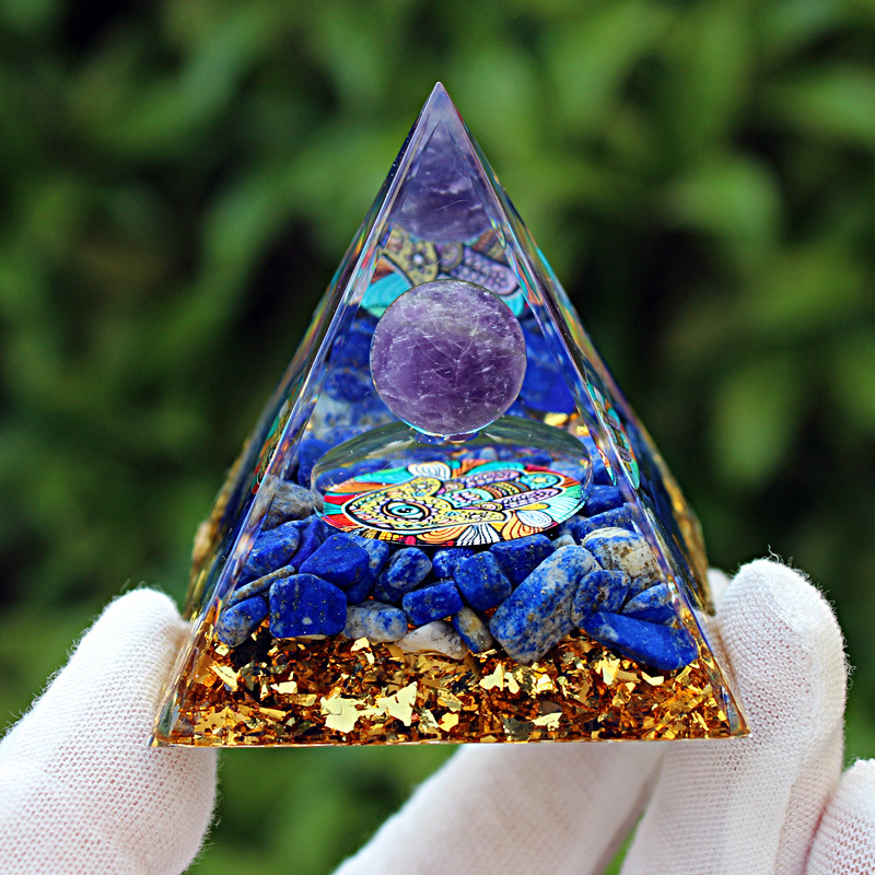 Purple Sphere, Giant Hand, Lapis Lazuli