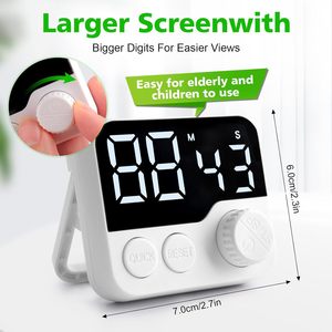Manopola Design Lcd digitale Timer di cottura 99 minuti 59 secondi conto alla rovescia Timer allarme da cucina promemoria Timer - Product Image 2