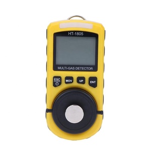 Hti Ht-1805 4 in 1ガス分析検出器ポータブル有毒なハンドヘルドマルチガス検出器CO H2S O2 CH4 - Product Image 5
