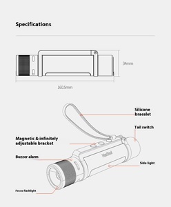 Torcia a LED Multi funzione Heavy Duty a lungo raggio di sopravvivenza USB Power Bank di emergenza per escursioni in campeggio all'aperto - Product Image 6