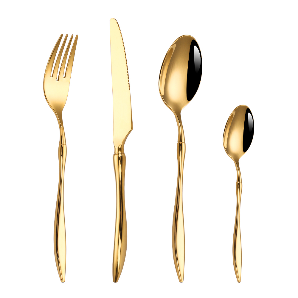 4pcs ensemble avec boîte-or