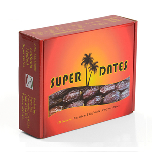 ขายส่งสี่เหลี่ยมผืนผ้าที่กำหนดเองการพิมพ์ผลไม้บรรจุกล่อง dates กล่องบรรจุภัณฑ์แห้ง - Product Image 1