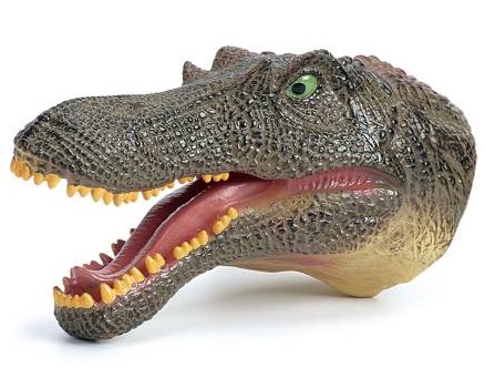 Green Spinosaurus Hand Puppet