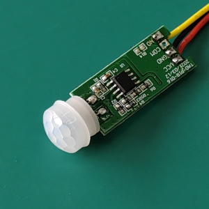 Módulo de Sensor de movimiento PIR, detector de movimiento PIR de alta potencia de 3,3 V, tiempo de retardo de 1-16s