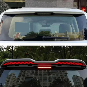 Çatı arka Spoiler kuyruk kanat bagaj dudak ile LED ışık Land Cruiser LC300 için uyar 2022 2023 2024 2025 - Product Image 2
