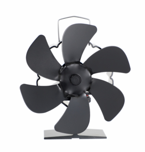 Im Lặng 6-Lưỡi Nhiệt Powered Bếp Fan Đen Kim Loại Lò Sưởi Fan Điện Với Hộp Cài Đặt Cho Hộ Gia Đình Sử Dụng - Product Image 4