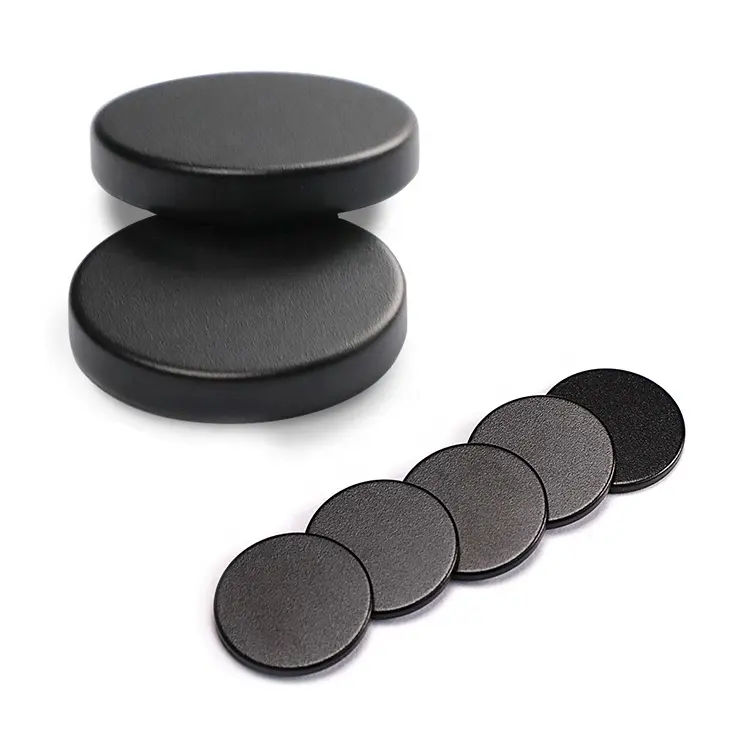 Custom Super Strong Waterproof Rare Earth NdFeB Round Shape Rubber Coated Neodymium Magnet Discs N52 grade D25X5 axial Magnets