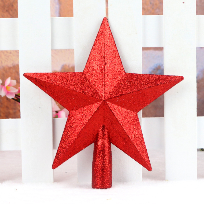 Flashing pink tree top star
