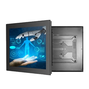 Zhichun Embedded PC 12,1 Pulgadas 1024x768 Marco Abierto Computadora Industrial Monitor de Pantalla LCD con Múltiples Interfaces