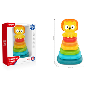 Huanger 2025新式早教学堆彩虹塔堆楼儿童礼品堆玩具。 - Product Image 1