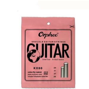 KX80 024-026 Cuerdas de Bajo Crystal Nylon Set Ukulele Cuerdas de guitarra clásica eléctrica acústica - Product Image 1