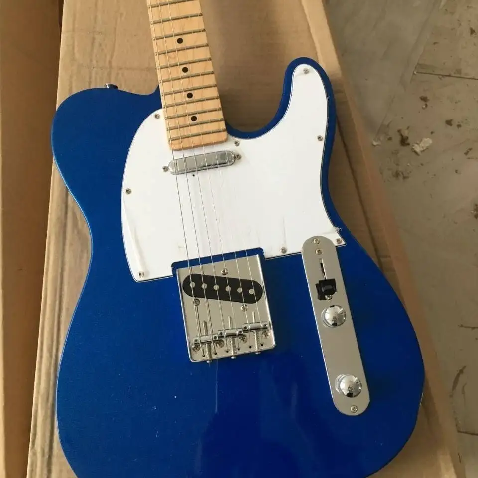 Penjualan langsung dari pabrik gitar listrik profesional berkualitas tinggi biru tua