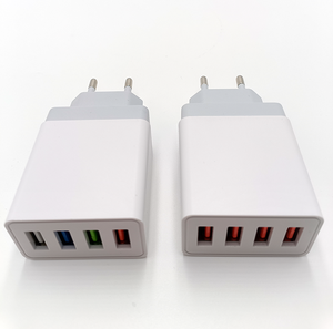 Werkspreis 5 V 2 A Wandladenauslöser mit mehreren 4 Ports EU-Stecker 12 W Ausgangskraft für Smartwatches und Tablet-Computer - Product Image 5