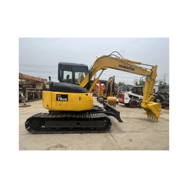 Dealer menggunakan Komatsu PC78US-6 pc55 excavator tangan kedua 7 t Jepang penggali digunakan PC70 78US pc55mr-2 penggali